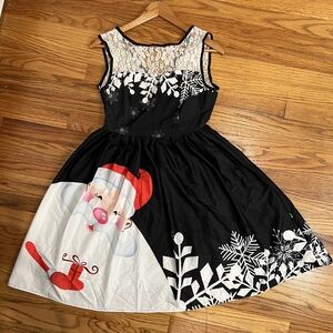 Die Die Fashion Santa And Snowflake Dress